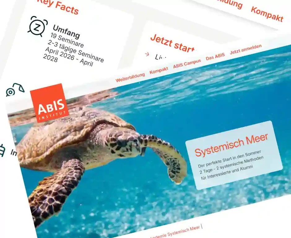 Screenshot der ABIS Website